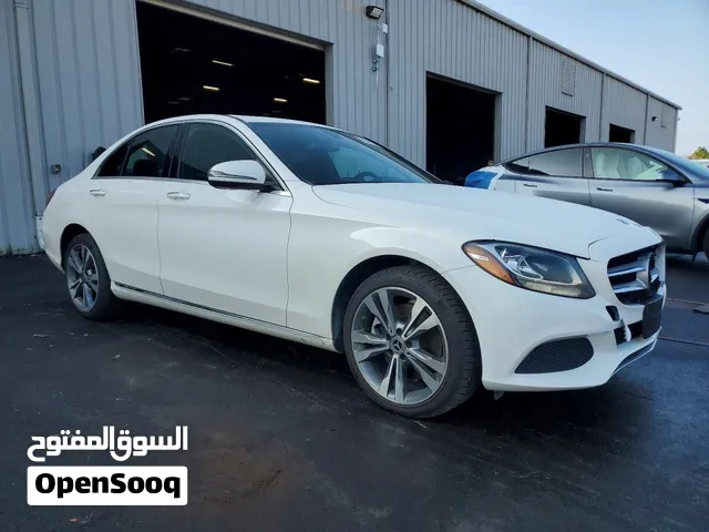 تم الوصول 2018 MERCEDES C300 فتحة وارد امريكا البيع بالحادث