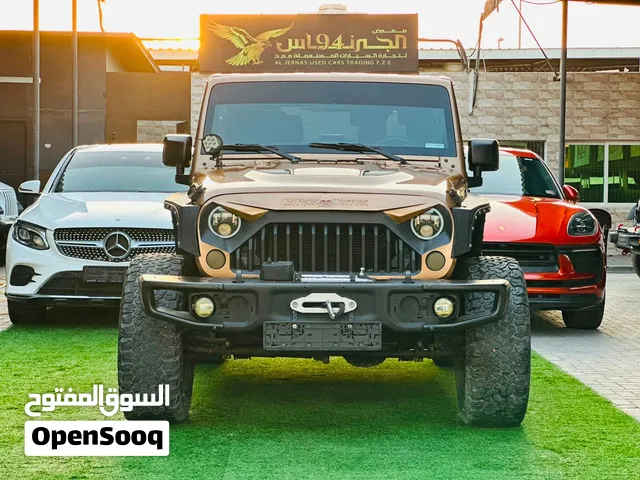 جيب رانجلر سبورت 2015 خليجي  ونش T-MAX  تجهيزات أوف رود احترافية محرك 3.6 V6 Jeep wrangler sport