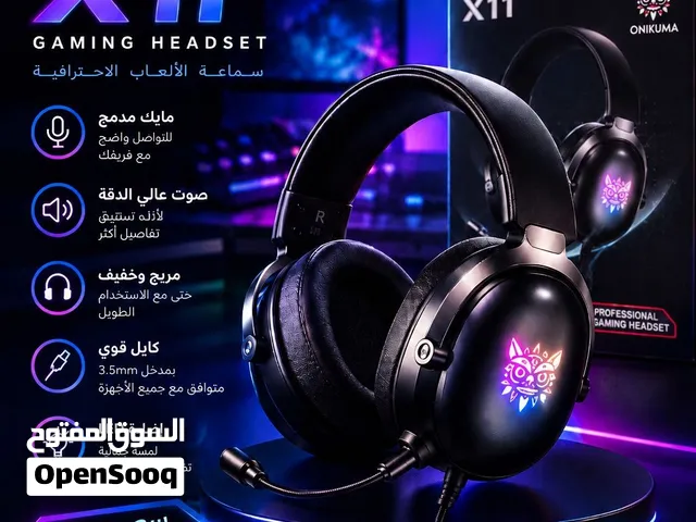 سماعه رأس متخصصه للجمينق و الموسيقى