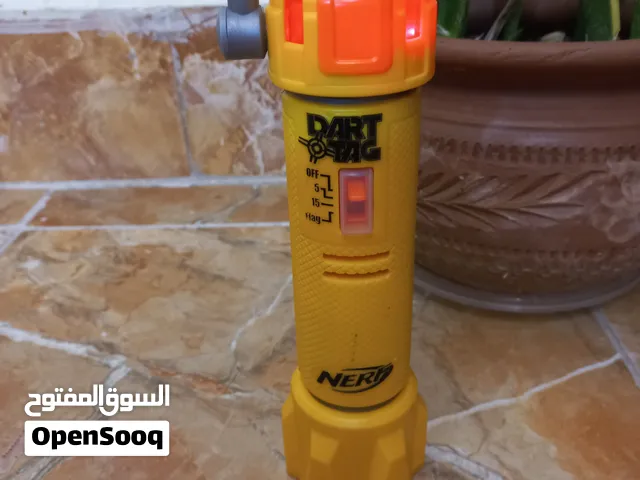 جهاز nerf إنذار للاطفال فرح طفلك به  يحتوي على صفارات إنذار واضاءات led وفيه توقيت 5 دقائق و15 دقيقة