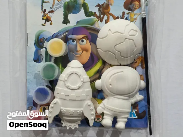 مجموعات تلوين جبس متكاملة للأطفال+كتاب تلوين   Kids Gypsum Painting Sets + Coloring Book