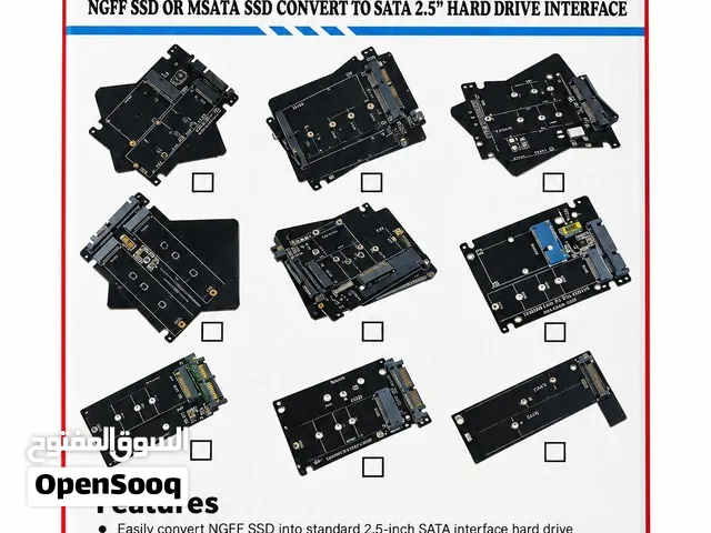 راك  الـ m.2 ssd إلى SATA III مقاس 2.5 بوصة  (SSD to SATA III Adapter) – الحل المثالي لتحويل هارد