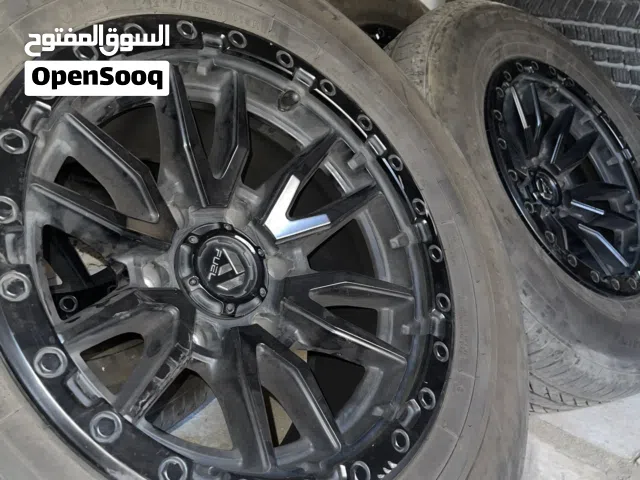 4رنقات فيول مع توايرهم + 4 تواير كومهو 265/70 R17