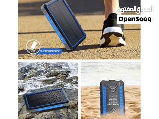 باور بانك شمسي DJROLL سعة 36000mAh يشحن 9 مرات فل كامل   سعة كبيرة 36000mAh