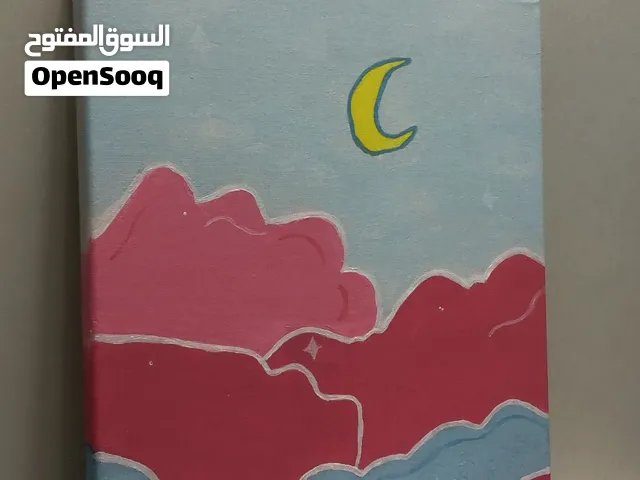لوحة فنية رُسمت يدوياً بحُب