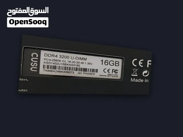 Brand New 32GB DDR4 3200MHz Desktop RAM (2x16GB) - 585 SAR