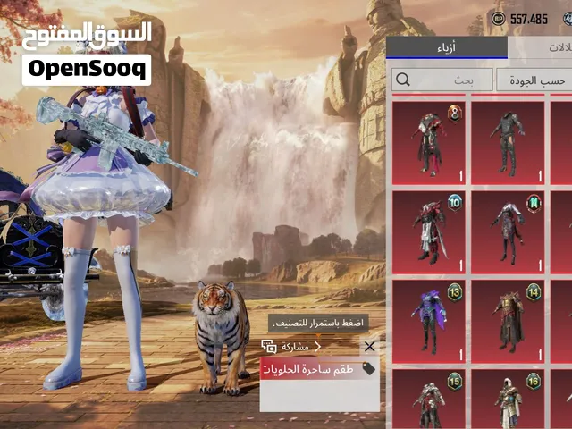 حساب ببجي النسخه العالمية اسلوب خرافي 144+ اسلحة تطوير امفور ثلجي ماكس