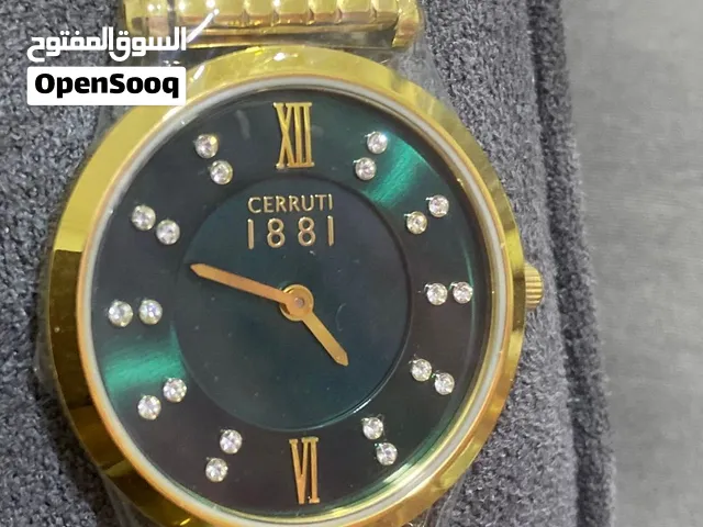 ساعة شيروتي 1881 جديدة (Cerruti1881) نسائية مقاس 28 مم مؤشرات مرصعة بالكريستال ..