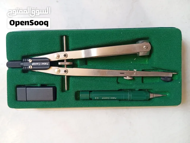 طقم رسم هندسي وتخطيط كلاسيكي من فابر كاستل (صنع في ألمانيا الغربية) – بحالة ممتازة وجاهز للاستخدام!