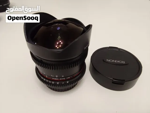 عدسات كانون وإضاءة ليد