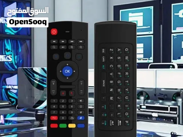 ريموت تلفزيون مع كيبورد عربي و انجليزي و ماوس بلوتوث لجميع انواع الشاشات الذكيه Air Fly Mouse Remote