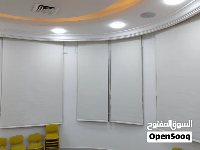 تركيب ستائر رول ومعداني وخام وعمودي ودابل