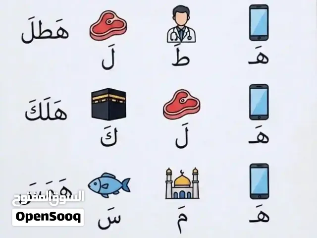 تدريس وتأسيس طلاب تأسيس قراءة وكتابة، ومتابعة دراسية وحل الواجبات للطلاب، بطريقة بسيطة ومناسبة لمستو