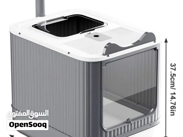 ليتر بوكس مغلق كبير للقطط