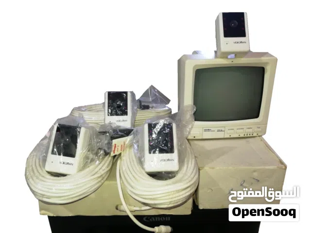 كامرات مراقبه صوت وصوره + مونتير  كلهم جديد صناعه كوريه بحاله ممتازه