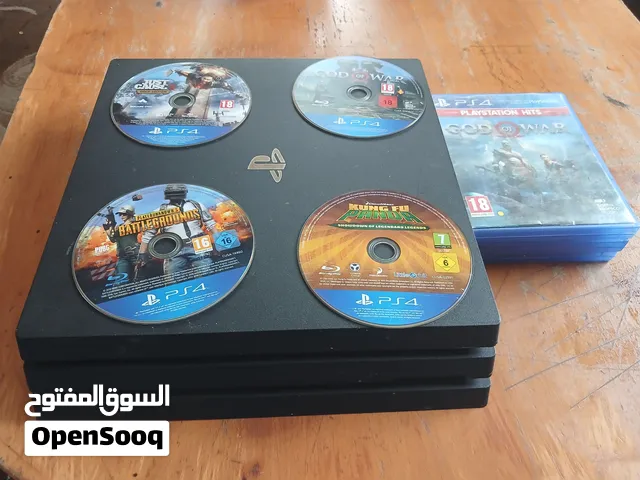 سوني 4 برو اعلى بحاله ممتازه  مع 5 العاب في معاه يد