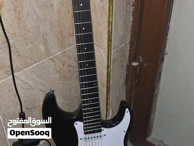 كيتار كهربائي ماركة zeff الفرنسية electric guitar بدي فيندر ستراتوكاستر لون اسود