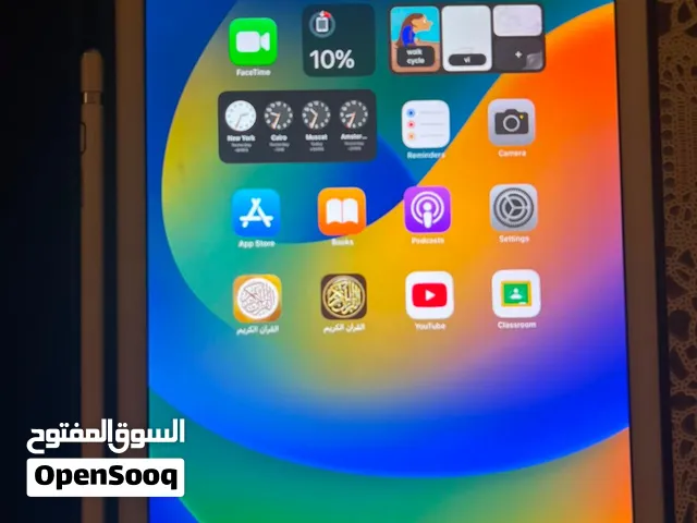 iPad Pro 9.7 with cover screen and green pen