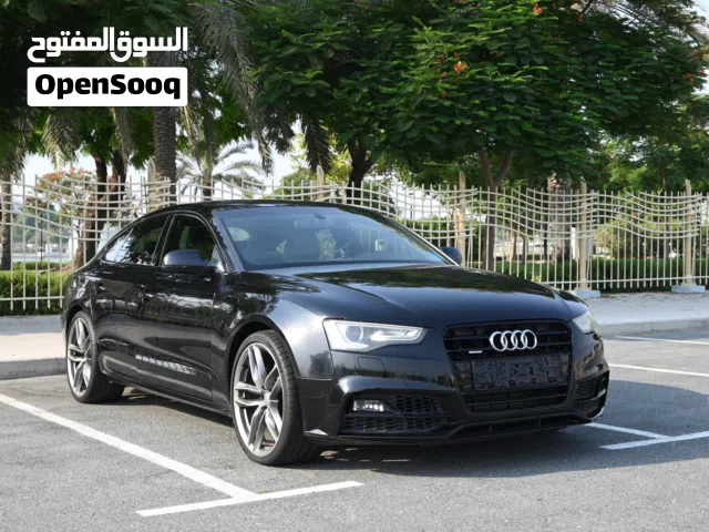 0% DP - URGENT SALE - S-LINE AUDI A5 2016 - ACCIDENT FREE - GCC - BLACK EDITION