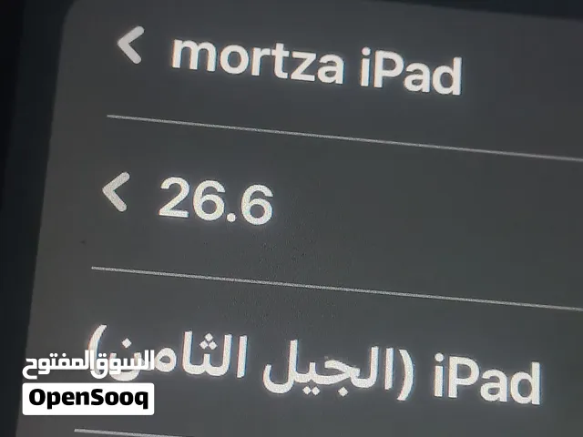 سلام عليكم ايباد 8 لبيع او لمراوس شوف ال وصف