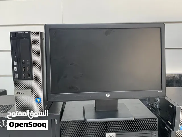 Core i7 dell pc with 20 inch monitor ram 8 gb ssd 120 gb 500 gb hdd mouse and keyboard full set