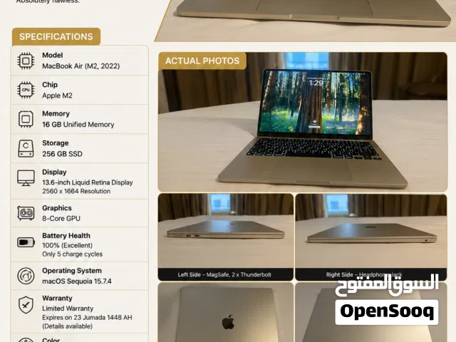 Apple MacBook Air M2 (2022) - 16GB RAM - Like New