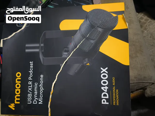 مايك من شركة maono pd 400x مستخدم قليل جدا