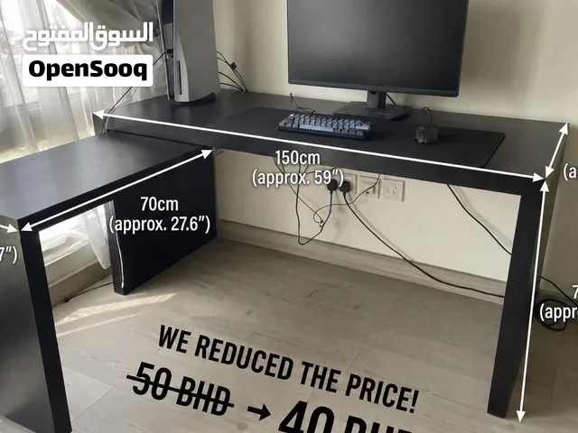 IKEA black desk