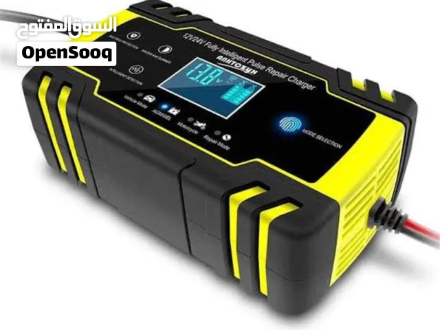 شاحن بطارية سيارة ودراجات نارية ذكي (Smart Car Battery Charger).وظيفته الأساسية هي إعادة شحن بطاريات