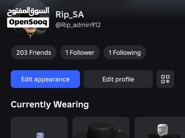 حساب روبلوكس للبيع في كل شي