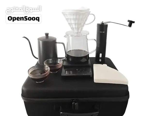 Green Lion G-50 Plus All-in-One Coffee Maker Set (Grinder Scale 600ml Kettle Dripper)
