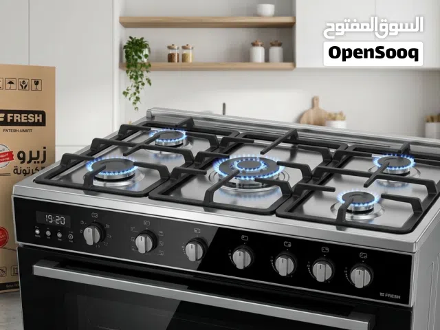بوتجاز فريش  روك ميرو بلس 5 شعله 90×60 كود 19721  زيرو بلكرتونه والضمان