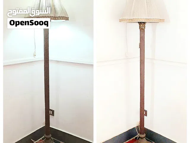 أباجورة لامبادير استاند عمود ستيل نحاس 100% طراز فرنساوى بالشابوه