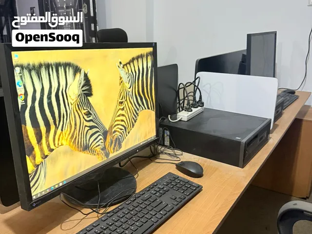 أجهزه كمبيوتر كسر الزيرو Cor i5 Hd SSD Hd 500 sata Ram 16 g ddr4 VGA 128 شاشة 24'' Keyboard Mous