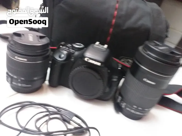 DSLR camera canon 600D in excellent condition كاميرا كانون 600دي بحالة ممتازة مع عدستين