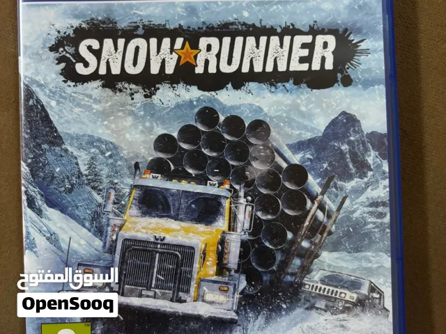 لعبة SNOW RUNNER مستعمله شي بسيط