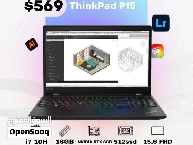 افضل لابتوب ورك ستيشن Lenovo ThinkPad P15 ومع كرت شاشه RTX 6GB وب 569$ بس