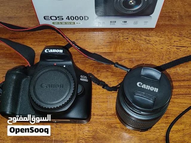 كاميرا كانون canon eos 4000d مناسبة جدا للمبتدئين !! اقرأ الوصف!!