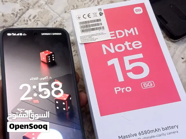 redmi not 15pro 5G 12+12Ram