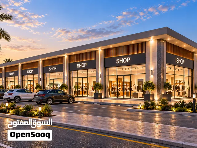 للبيع بناية سكني تجاري أول خط في العامرات كورنر