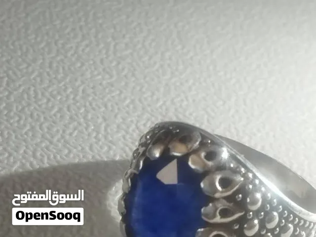 خاتم فضة متوج بالزفير الحر الغير معالج نهائيآ للبيع او البدل