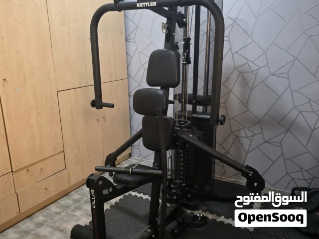 Used  Gym plus training kettler with cables  جهاز   جم منزلي من كتلر للبيع بجوده جيده جدا مع كيابل