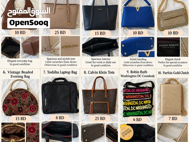 multiple women bags