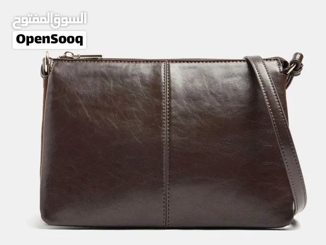 حقيبة بارفوا crossbody لون بني
