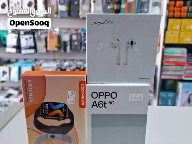 هاتف OPPO A6t 5G، وهو هاتف ذكي اقتصادي  بسعة تخزين 256 جيجابايت