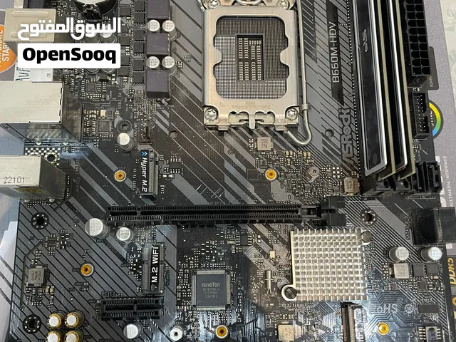 للبيع كومبو رامات DDR4 16GB و B660M-HDV