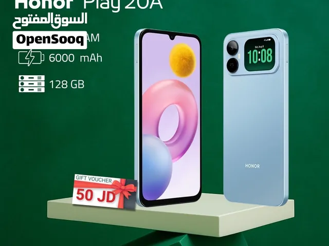 HONOR Play 20A ( 128/64GB ) / RAM 4 NEW / جهاز هونور بلاي 20 اي ذاكرة 128الرام 4 كفالة الوكيل الرسمي