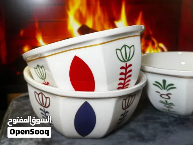 اواني طعام ملّة ، صحن، سيراميك عالي الجودة تعبئة فردية. Ceramic bowls 680-700 ML
