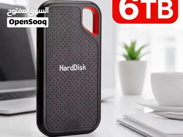 قرص صلب خارجي محمول SSD بسعة 6 تيرابايت