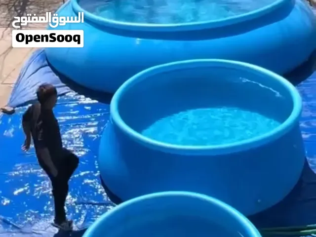 مسبح نفخ بجميع الاحجام الصغيره والكبيره وتوصيل لكافه المحافظات 5 لمعرفه الاسعار بل وصف